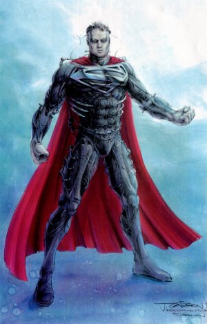 The Superman outfit from Tim Burton's proposed 'Superman Lives' flick.
